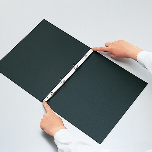 ライオン事務器 リングファイル(スリムタイプ) A4タテ 2穴 130枚収容 背幅22mm イエロー RF-23S 1冊