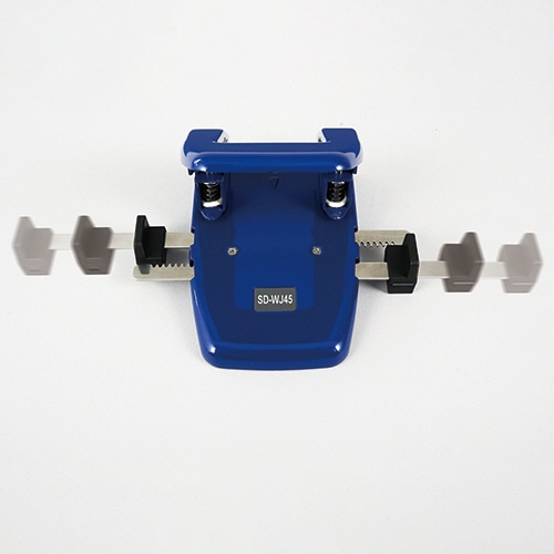 カール事務器 2穴パンチ 45枚穿孔 ブルー SD-WJ45K-B 1台
