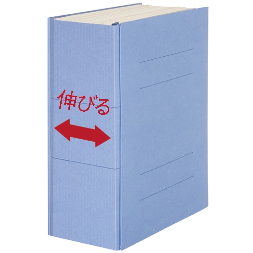 TANOSEE 背幅伸縮フラットファイル A4タテ 1000枚収容 背幅18-118mm アイボリー 1セット(10冊)
