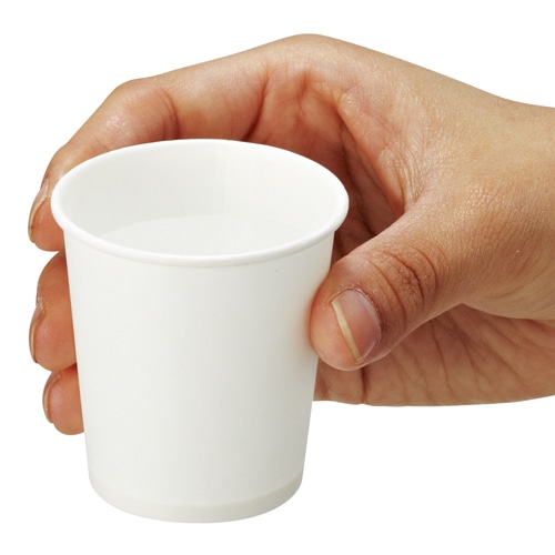 アートナップ 紙コップ 白無地 90ml(3オンス) PS-102 1セット(3000個:100個×30パック)