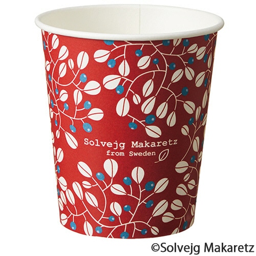 TANOSEE 紙コップ Berry(ベリー) 205mL(7オンス) 1パック(80個)