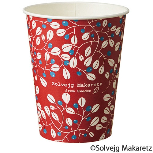 TANOSEE 紙コップ Berry(ベリー) 275mL(9オンス) 1パック(100個)