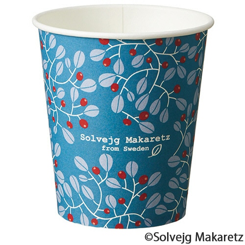 TANOSEE 紙コップ Berry(ベリー) 205mL(7オンス) 1パック(80個)