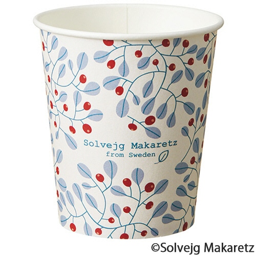 TANOSEE 紙コップ Berry(ベリー) 205mL(7オンス) 1パック(80個)