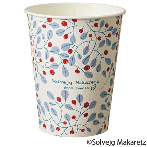 TANOSEE 紙コップ Berry(ベリー) 275mL(9オンス) 1パック(100個)