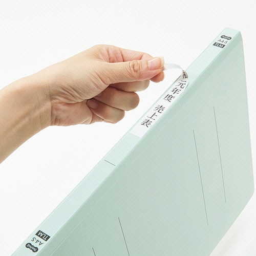 TANOSEE フラットファイル PPラミネート表紙タイプ 厚とじ A4タテ 250枚収容 背幅28mm グレー 1セット(120冊:10冊×12パック)