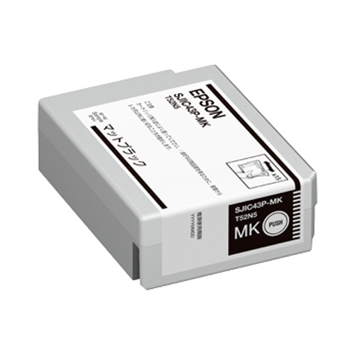 エプソン インクカートリッジ マットブラック SJIC43P-MK 1個: OA