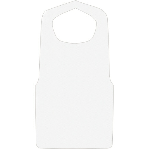 不織布エプロン 白 1パック(30枚)