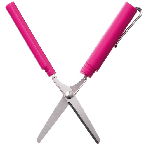 サンスター文具 スティッキール はさみ ショッキングピンク S3712460 1本