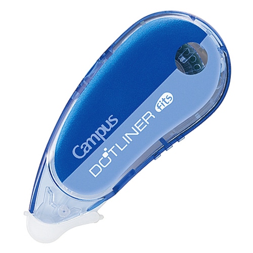 コクヨ テープのり ドットライナーフィッツ 本体 7mm×8.5m 強粘着 青 タ-DM490-07NB 1個