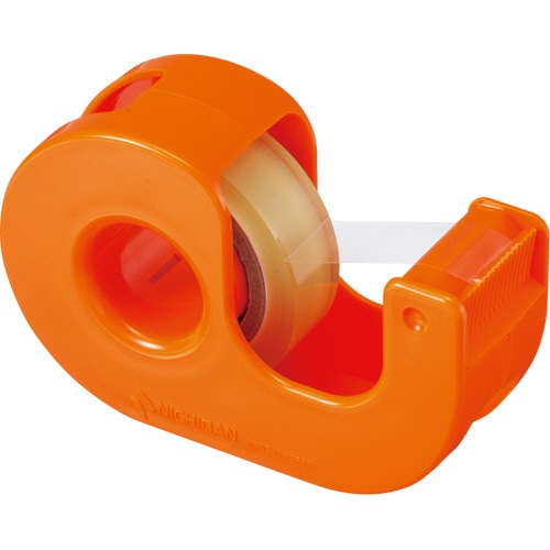 ニチバン セロテープ 小巻カッター付 12mm×11m オレンジ CT-12DRO 1個