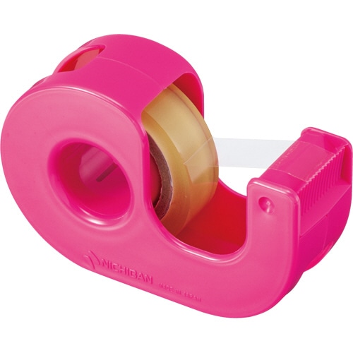 ニチバン セロテープ 小巻カッター付 15mm×9m ピンク CT-15DRP 1個
