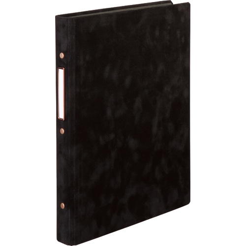 SEF 30穴バインダー アンティーク調とじ具 A4タテ 30穴 75枚収容 背幅40mm シャルボン 1冊