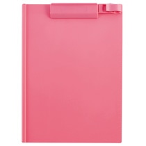 TANOSEE クリップボード A4タテ ピンク 1枚