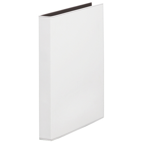 キングジム　レザフェス　リングファイル　Ａ４タテ　２穴　１９０枚収容　背幅３２ｍｍ　白　１９６１ＬＦ－Ｗ　１冊