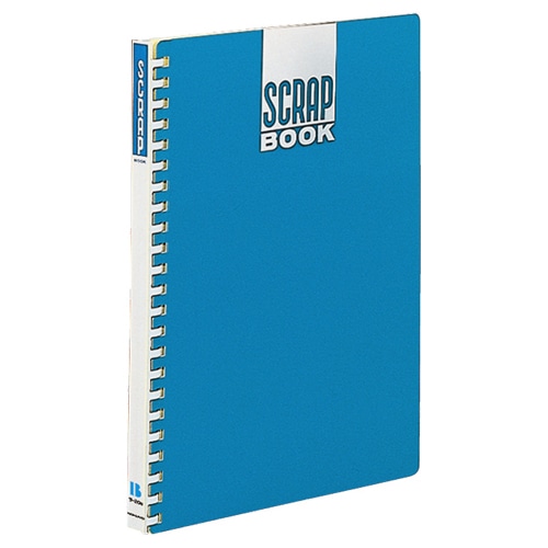 コクヨ スクラップブックB(替紙式) A4 23穴 クラフト台紙40枚付 背幅18mm 青 ラ-20B 1冊
