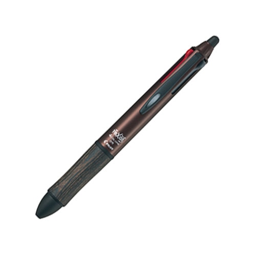 パイロット 多色ゲルインキボールペン フリクションボール4 ウッド 0.5mm (軸色:ブラウン) LKFB-3SEF-BN 1本