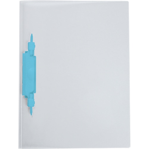 セキセイ レポートファイル(ルララ) A4タテ 2穴 100枚収容 ブルー PAL-80-10 1冊