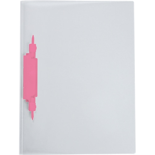 セキセイ レポートファイル(ルララ) A4タテ 2穴 100枚収容 ローズ PAL-80-23 1冊