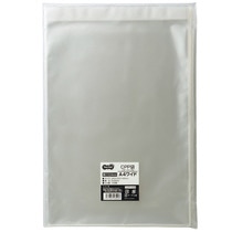 TANOSEE CPP袋 A4ワイド用フタ・テープ付 240×330+40mm 1パック(100枚)