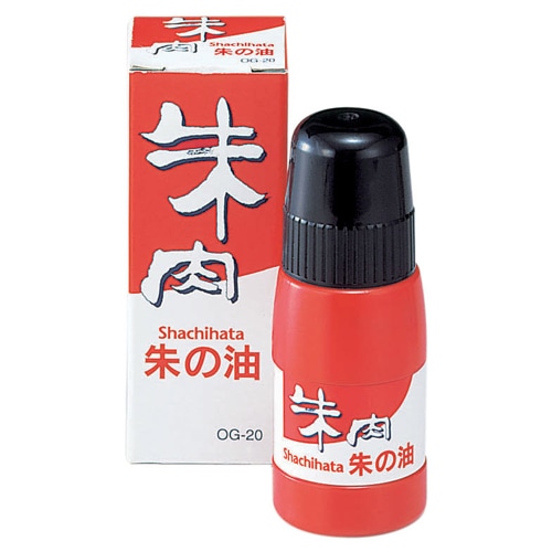 シヤチハタ 朱肉専用補充液 20mL OG-20 1個
