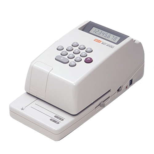 マックス 電子チェックライタ 8桁 コードレス EC-310C 1台