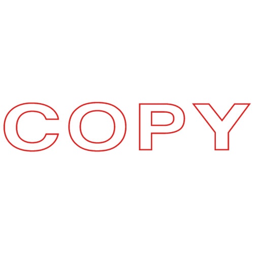 TANOSEE スタンパー 「COPY」 赤 1個