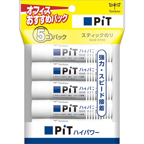 トンボ鉛筆 スティックのり ピットハイパワー S 約10g HCA-511 1パック(5本)