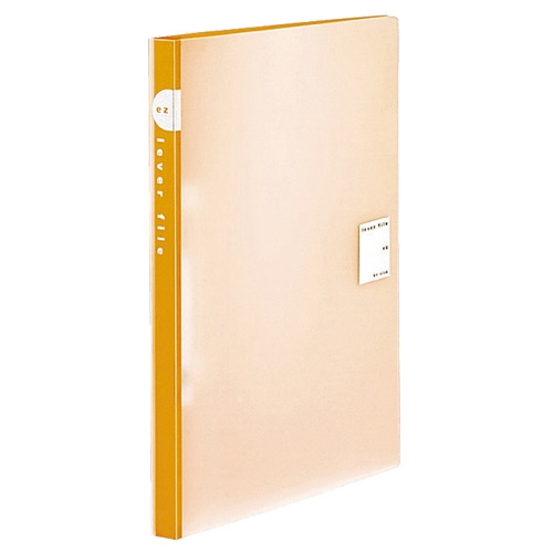 コクヨ レバーファイル(EZ) A4タテ 120枚収容 背幅21mm オレンジ フ-U320YR 1冊