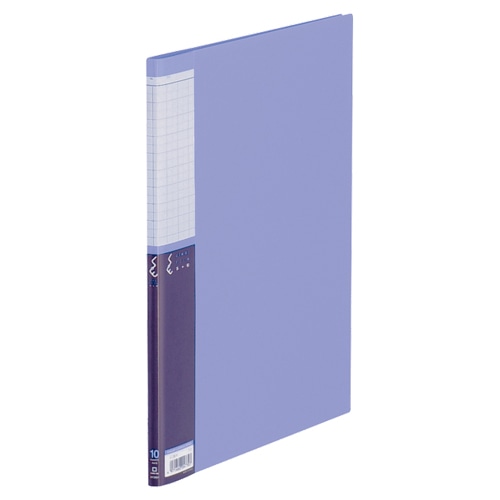 キングジム クリアーファイルSE A4タテ 10ポケット 背幅10mm 青 5136H 1冊