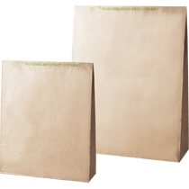 TANOSEE クイックオープン宅配袋 クラフト未晒し 大 茶 封かんテープ付 1袋(50枚)