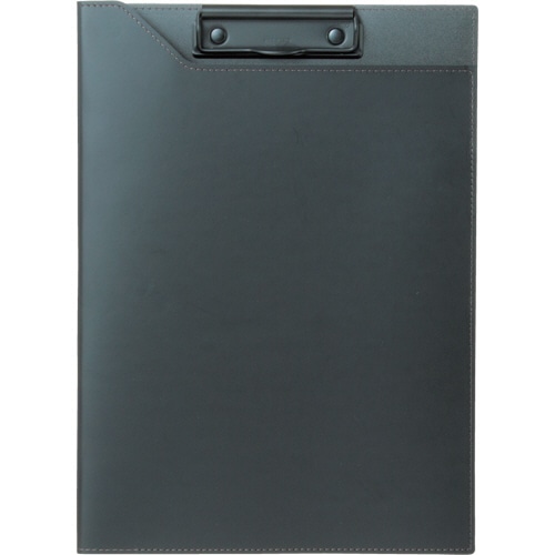 プロッシモ リサイクルレザー クリップファイル A4 ブラック PRORCFA4BK 1冊