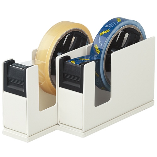 コクヨ テープカッター カルカット(2連タイプ) ライトグレー T-SM110NLM 1台
