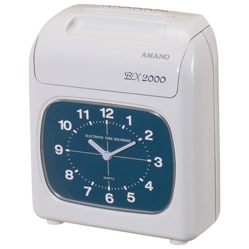 アマノ 電子タイムレコーダー シルバーグレイ BX2000 1台
