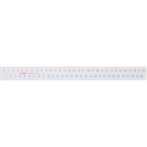 ライオン事務器 ピックアップ定規 30cm L-10 1本