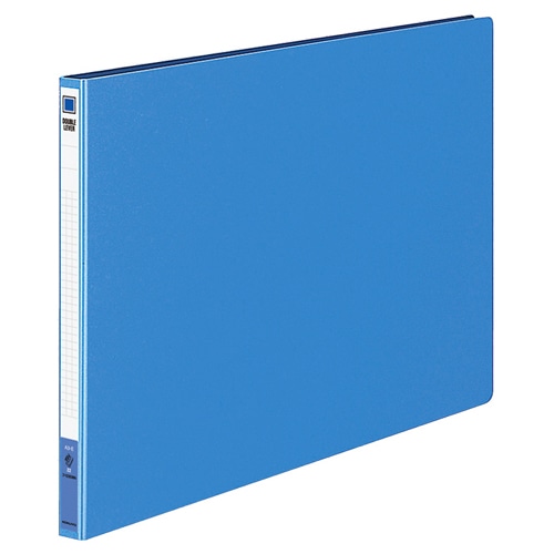 コクヨ ダブルレバーファイル(Z式) A3ヨコ 150枚収容 背幅25mm 青 フ-D308NB 1冊