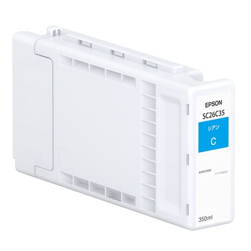 エプソン インクカートリッジ シアン 350mL SC26C35 1個