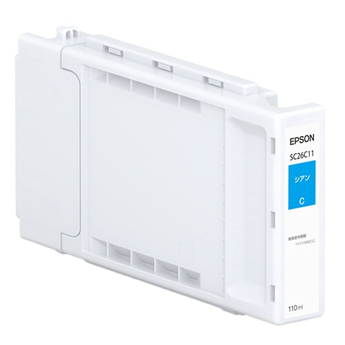 エプソン　インクカートリッジ　シアン　１１０ｍｌ　ＳＣ２６Ｃ１１　１個