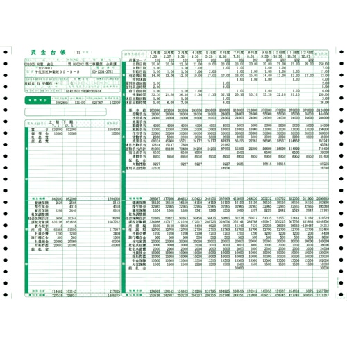 東京ビジネス 賃金台帳 BP1006-000 1冊(200枚)