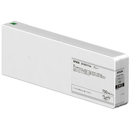 エプソン インクカートリッジ グレー 700mL SC9GY70A 1個