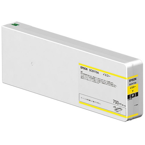 エプソン インクカートリッジ イエロー 700mL SC9Y70A 1個