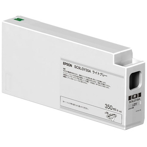 エプソン インクカートリッジ ライトグレー 350mL SC9LGY35A 1個