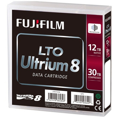 ＴＡＮＯＳＥＥ　富士フイルム　ＬＴＯ　Ｕｌｔｒｉｕｍ８　データカートリッジ　１２ＴＢ／３０ＴＢ　１パック（５巻）