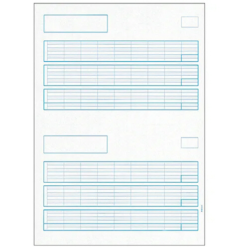 ＰＣＡ　給与明細書Ａ　罫線あり　ＰＡ１１１１Ｈ　１箱（５００枚）