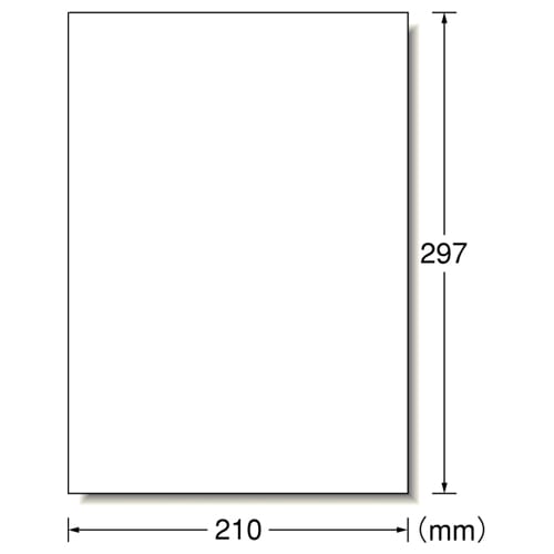 エーワン PPC(コピー)ラベル A4 ノーカット 28762 1箱(500シート)