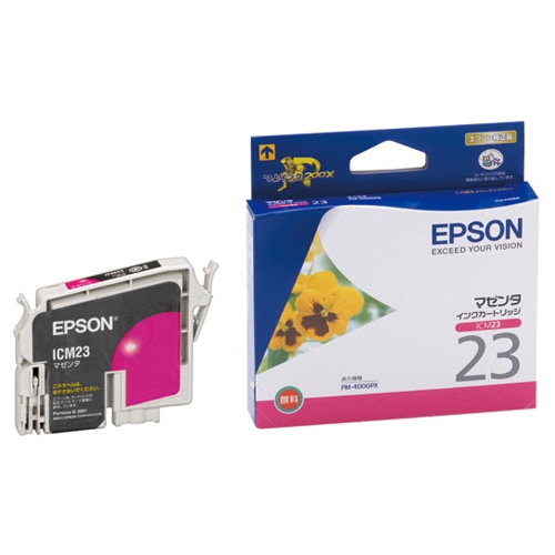エプソン インクカートリッジ マゼンタ ICM23 1個