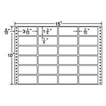 東洋印刷 ナナフォーム 連続ラベル Mタイプ 15×10インチ 24面 84×38mm M15F 1箱(500折)