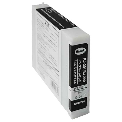武藤工業 インクカートリッジ ブラック 110ml RJ3-INK-BK 1個