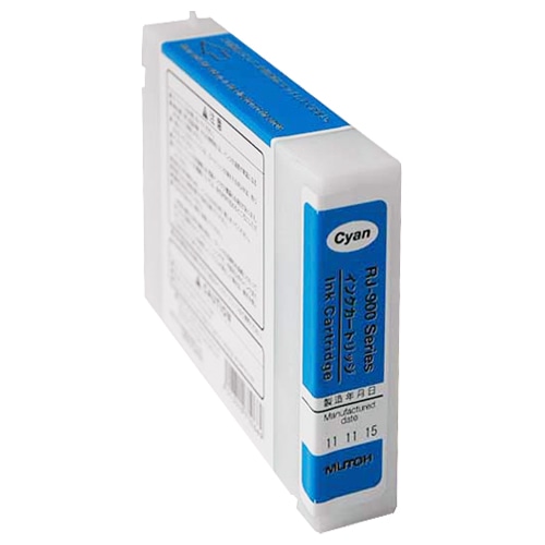 武藤工業 インクカートリッジ シアン 110mL RJ9-INKC 1個