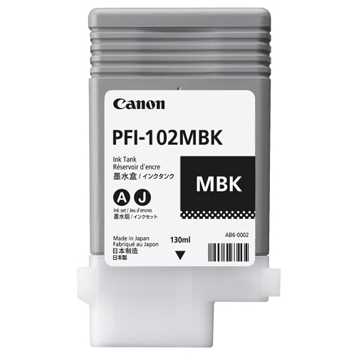 キヤノン インクタンク PFI-102MBK 顔料マットブラック 130mL 0894B001 1個